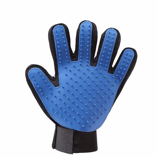 Gant de démêlage True Touch pour animal de compagnie doux et efficace, gant de toilettage pour chien et chat, brosse, gant de perte de poils d'animaux, gant de Massage pour animaux de compagnie, brosse de bain COM Esg10044